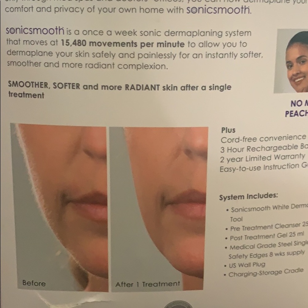 Sonicsmooth Dermaplaning System